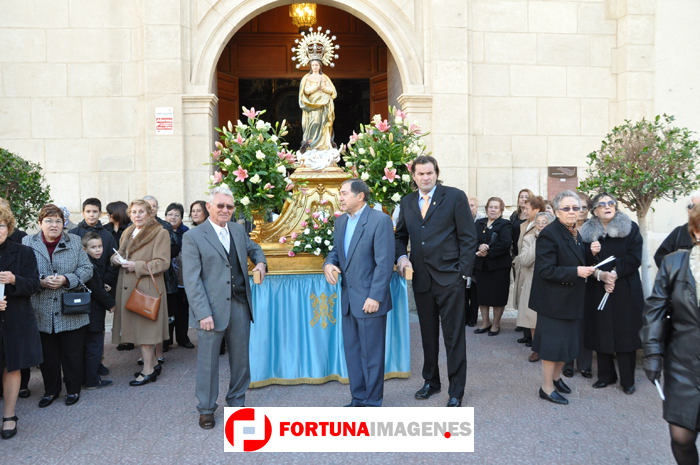 Procesión de la Purísima, Patrona de Fortuna, 2012